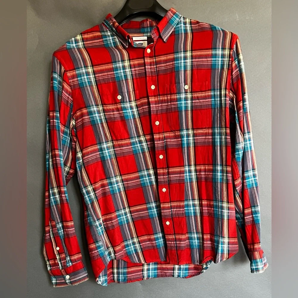 ๐ฒ Old Navy Plaid Button-Down Shirt - Size XL ๐ฒ - Picture 1 of 5